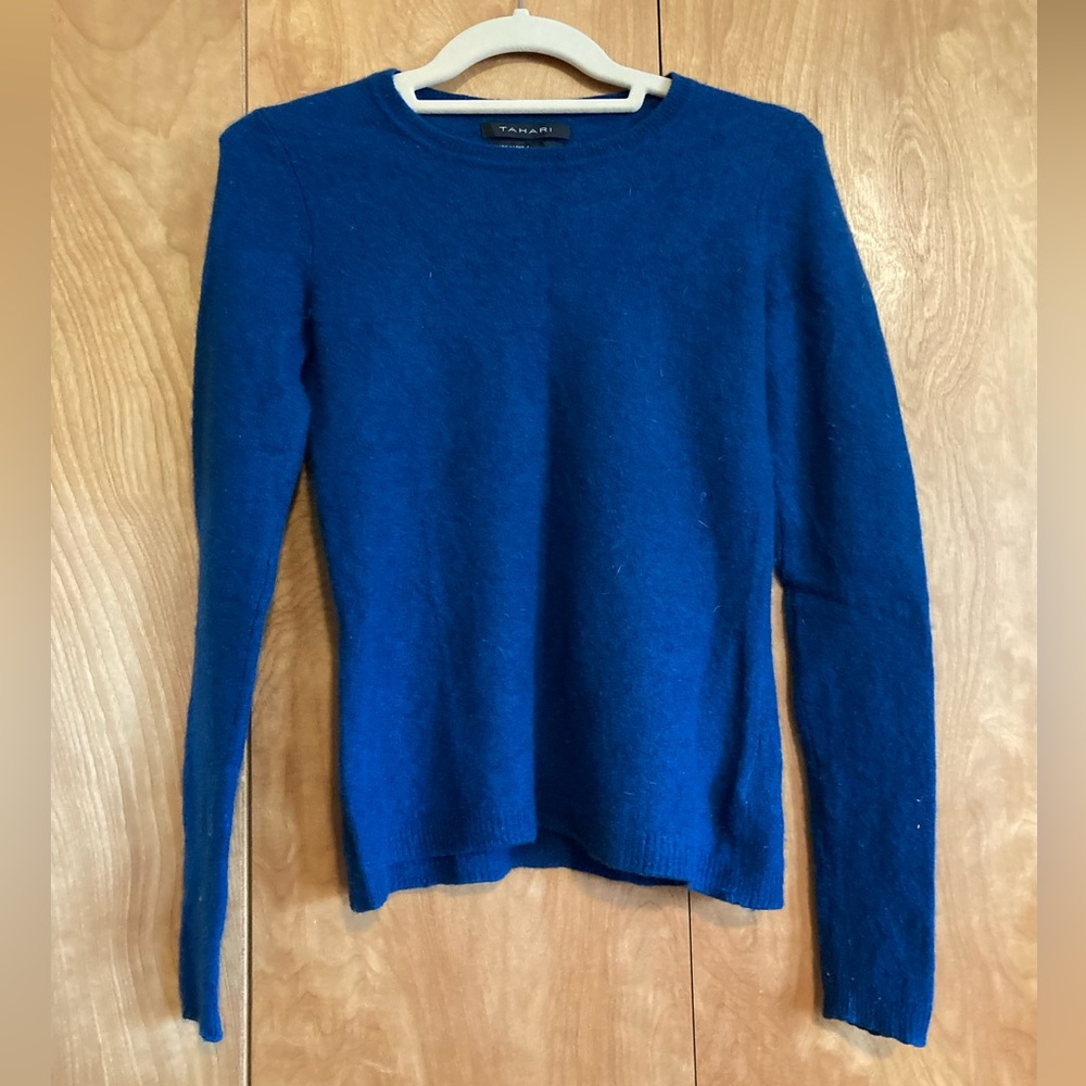Peacock Blue Cashmere Sweater
